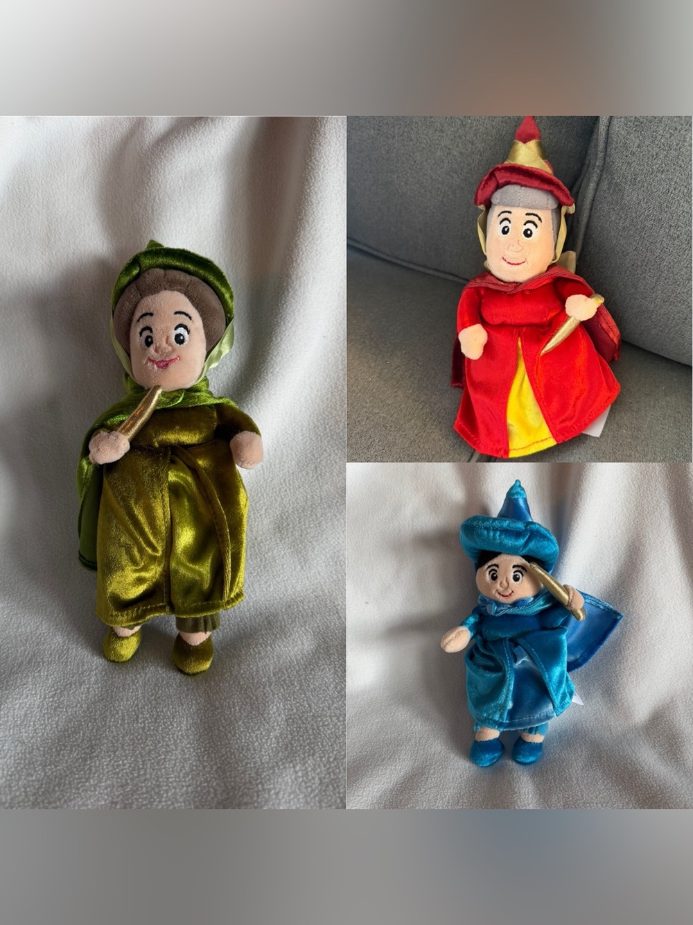 Sleeping Beauty - Plush Fairy Godmother Doll Set - 60th Anniversary